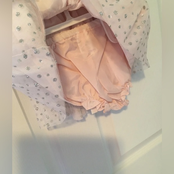 Marmelata Classics Infant Girls 2piece Party Dress, pink tule satin Sz 3/6 NWT - Picture 7 of 8